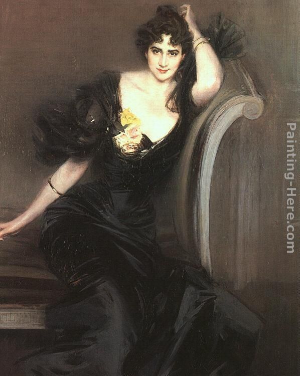 Lady Colin Campbell painting - Giovanni Boldini Lady Colin Campbell art painting